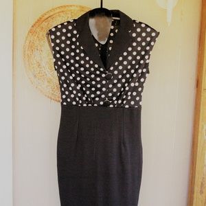 Polka Dot Pencil Dress